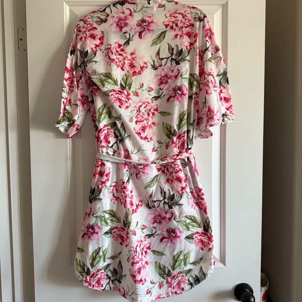 Show Me Your MuMu Floral Robe O/S - Picture 3 of 7